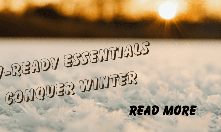 snow essentials for winter months