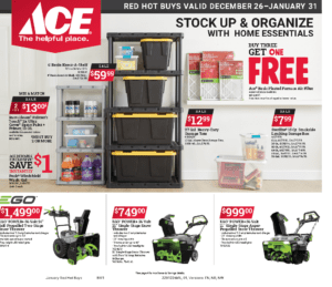 January sales flyer at Ace hardware fort collins