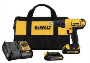 DeWalt 20V MAX 1/2 in. Brushed Cordless Compact Drill Kit (Battery & Charger)