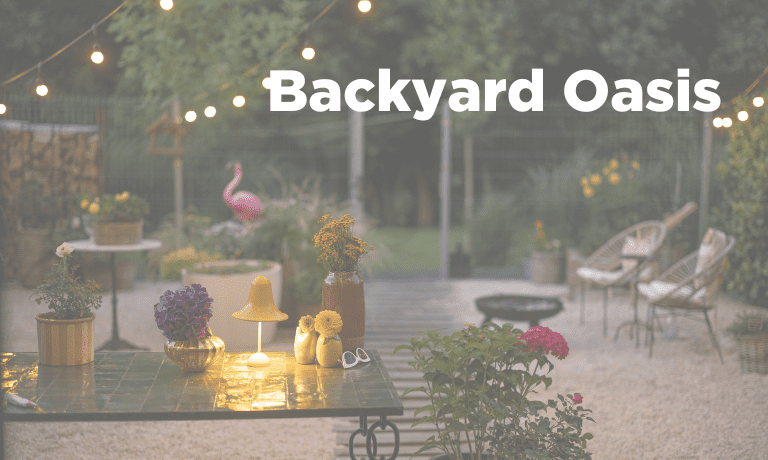 backyard oasis