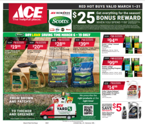 March Red Hot Buys Flyer Cover