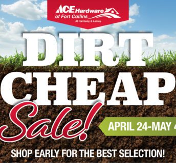 Graphic - Dirt Cheap Sale! April 24-May 4
