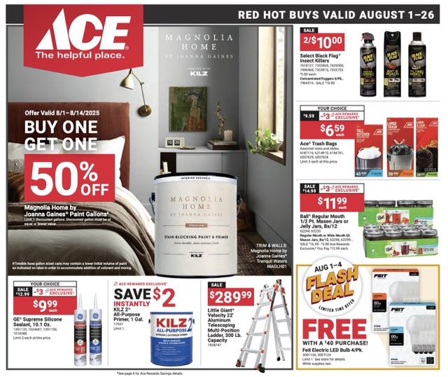 August Red Hot Buys