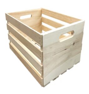 Blog - DIY Fall Decor. Image of wood crate.