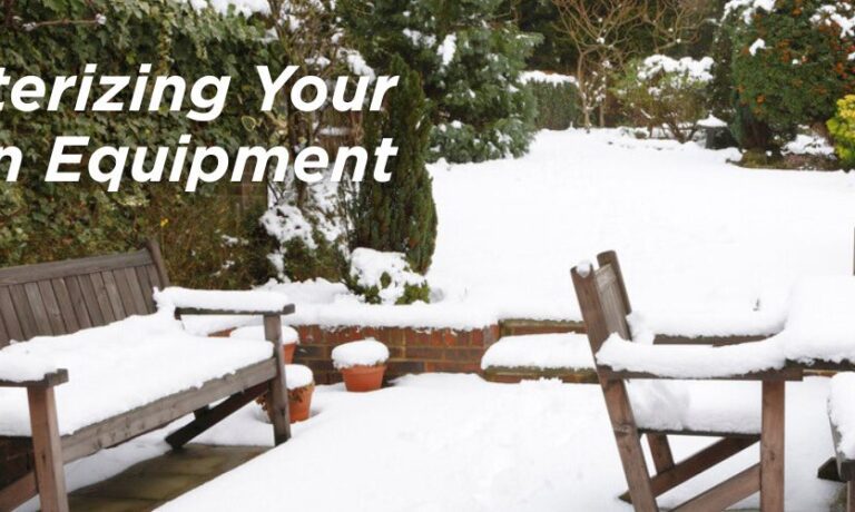 Slider - Winterizing your lawn equipment