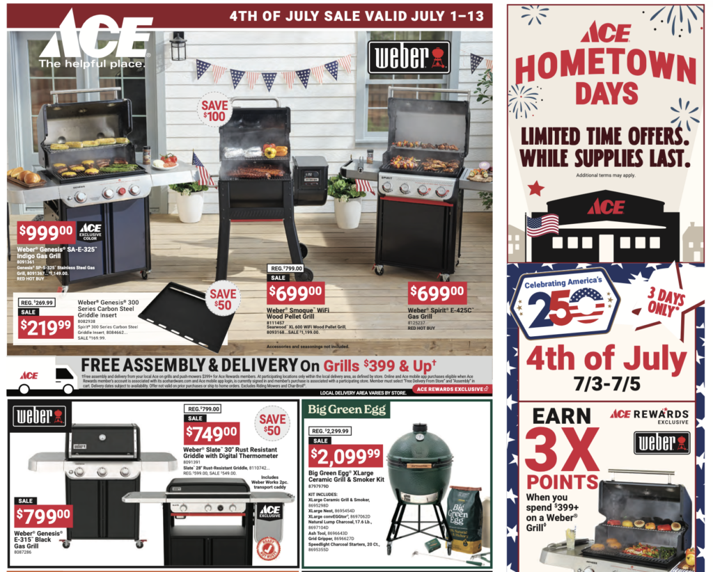 4th of july sale catalog