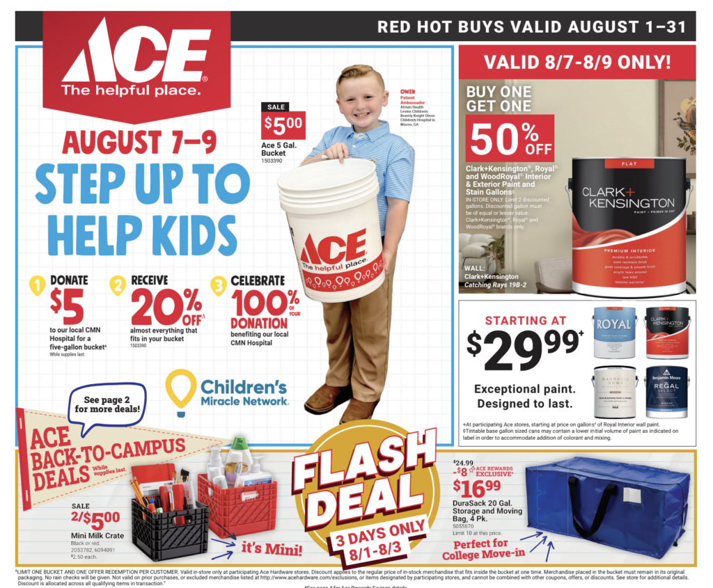 CMN Bucket Sale